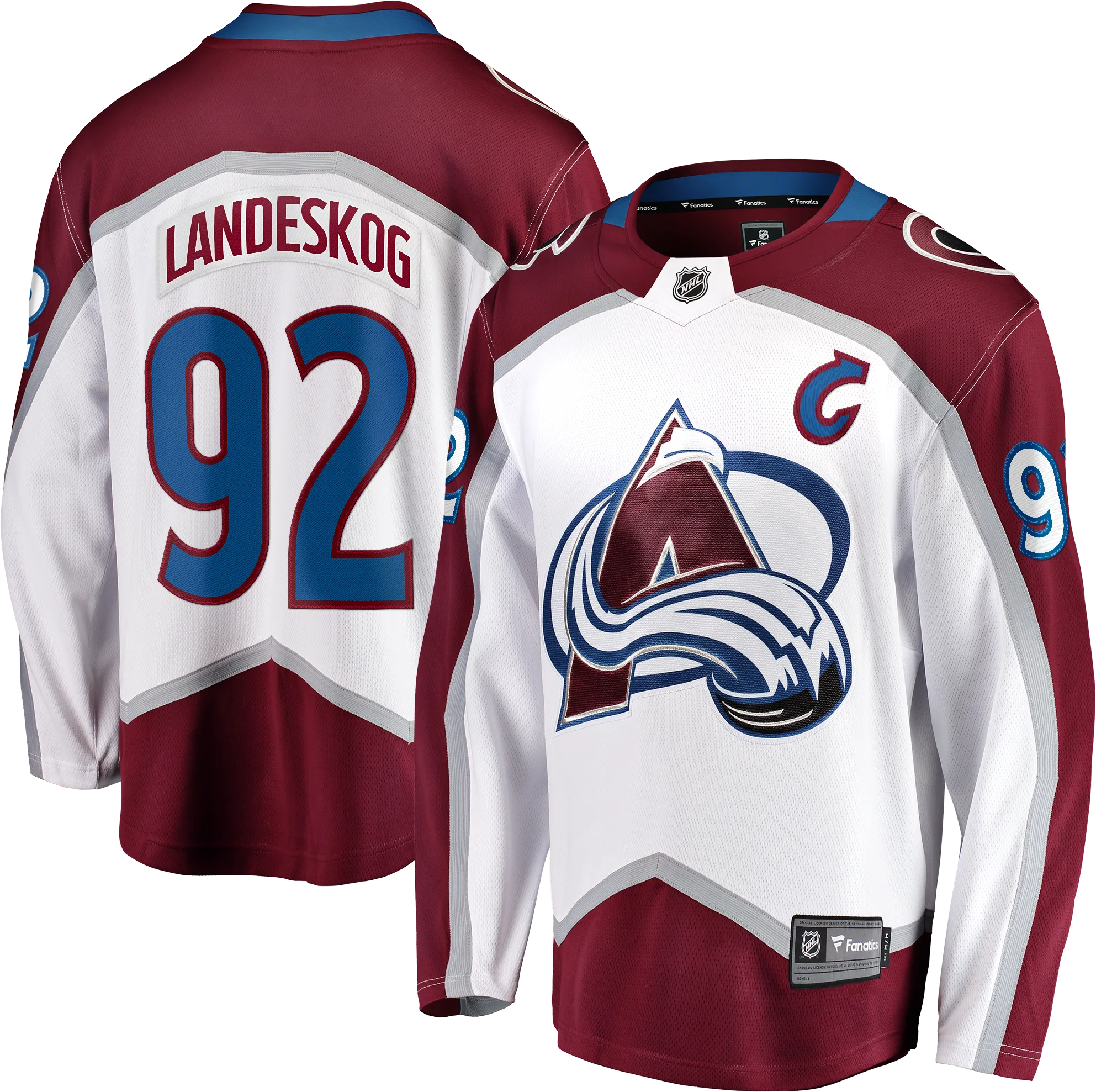 2023 Avalanche Fanatics Breakaway Road Player Jersey