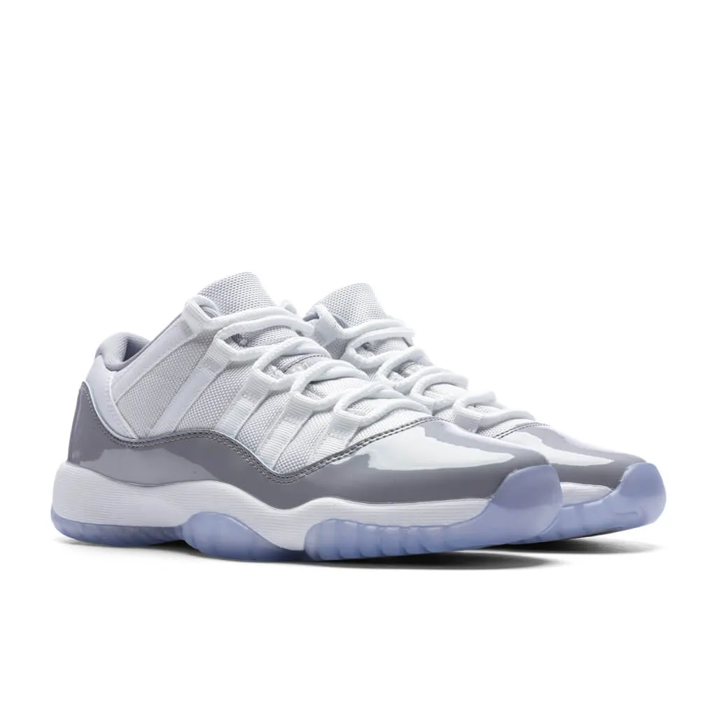 Air Jordan 11 Retro Low Cement Grey (GS) - White/University Blue/Cement Grey