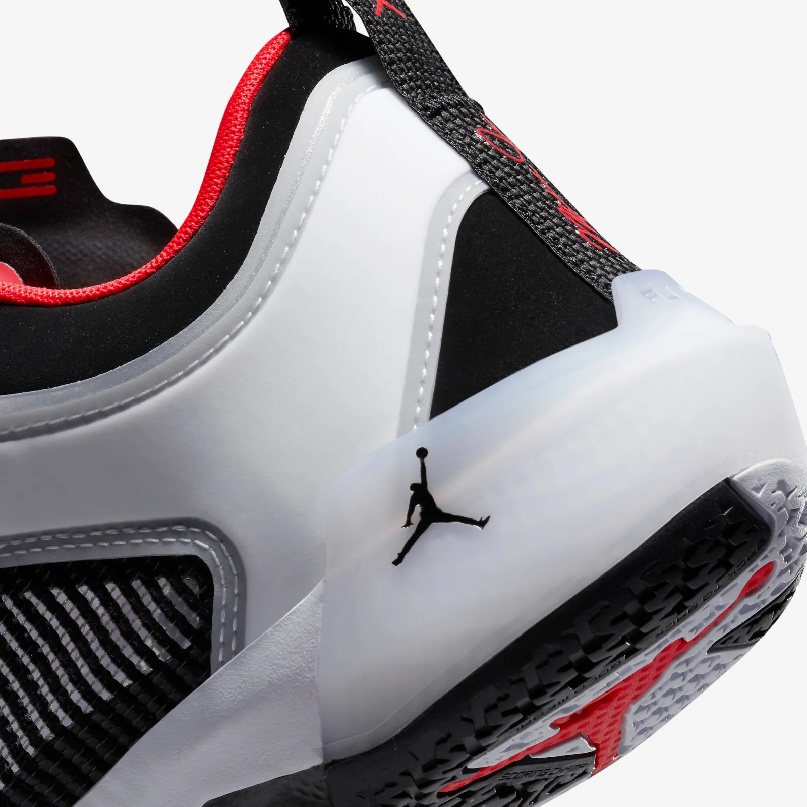 Air Jordan 37 Low PF White Black Siren Red DQ4123-100