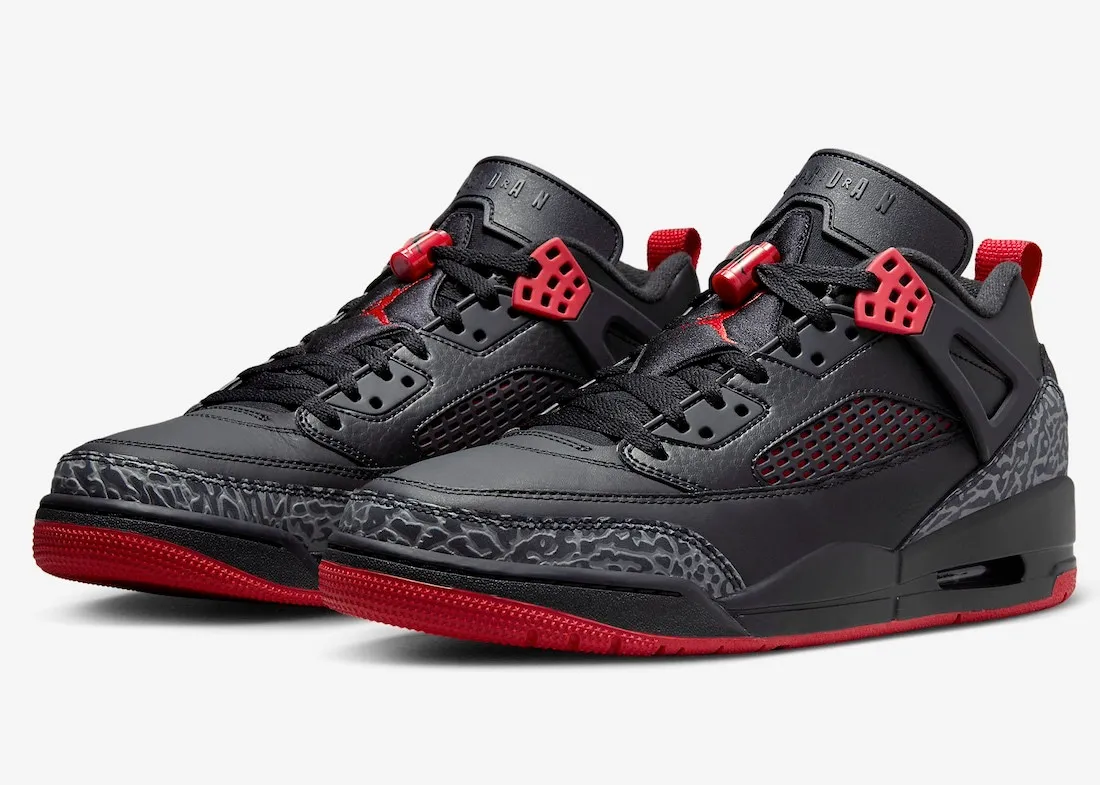 Air Jordan Spizike Low Bred Black Gym Red Cool Grey Sail FQ1759-006