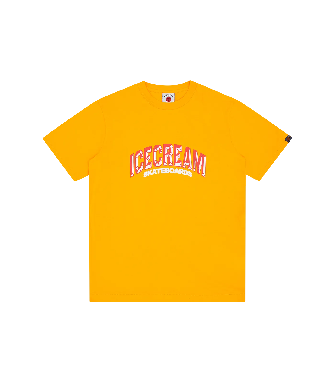 BRICK LOGO T-SHIRT - ORANGE