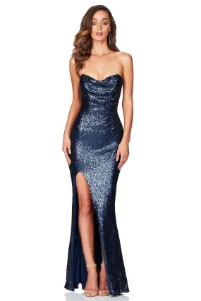 BUY IT NOOKIE Valentina Gown (Navy)