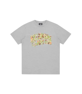 CAMO ARCH LOGO T-SHIRT - HEATHER GREY