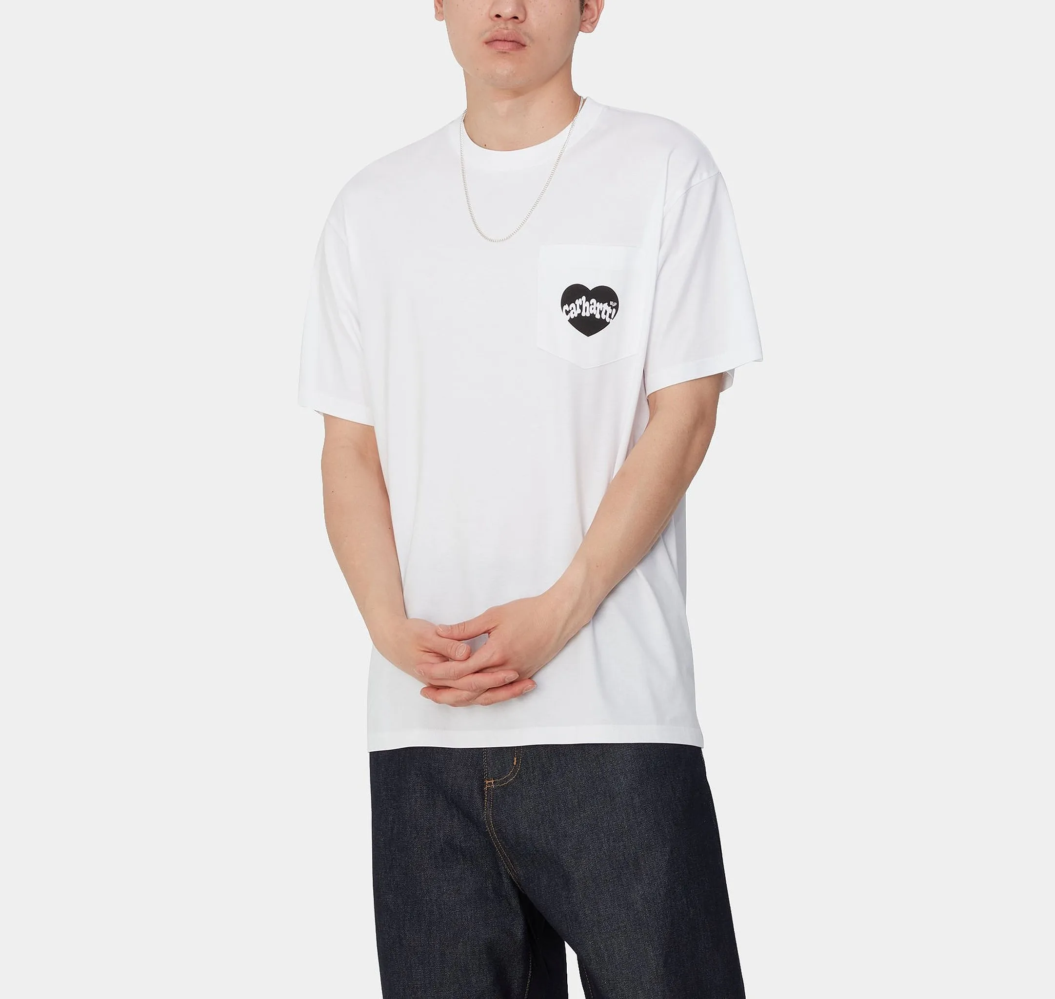 Carhartt  |Crew Neck Heart Street Style Cotton Short Sleeves Logo