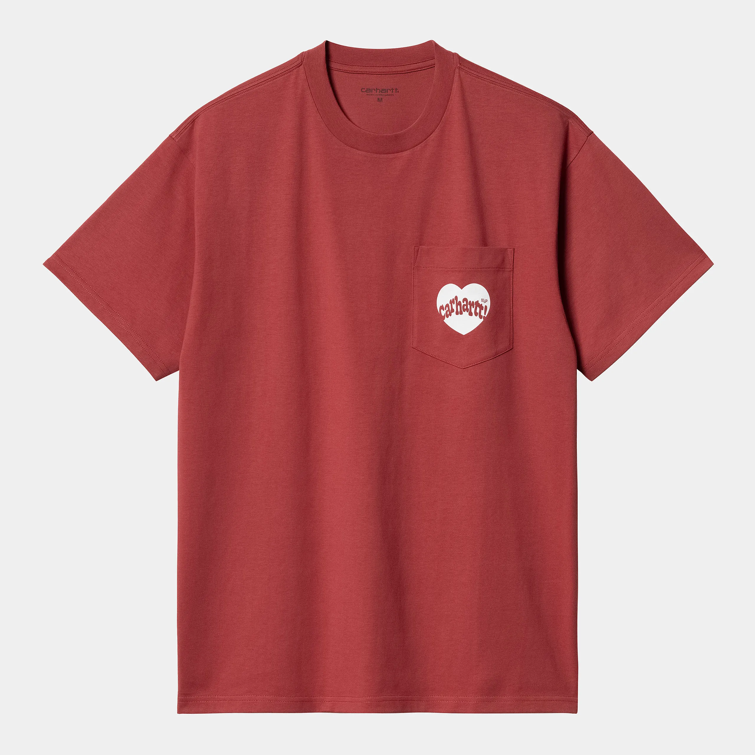 Carhartt  |Crew Neck Heart Street Style Cotton Short Sleeves Logo