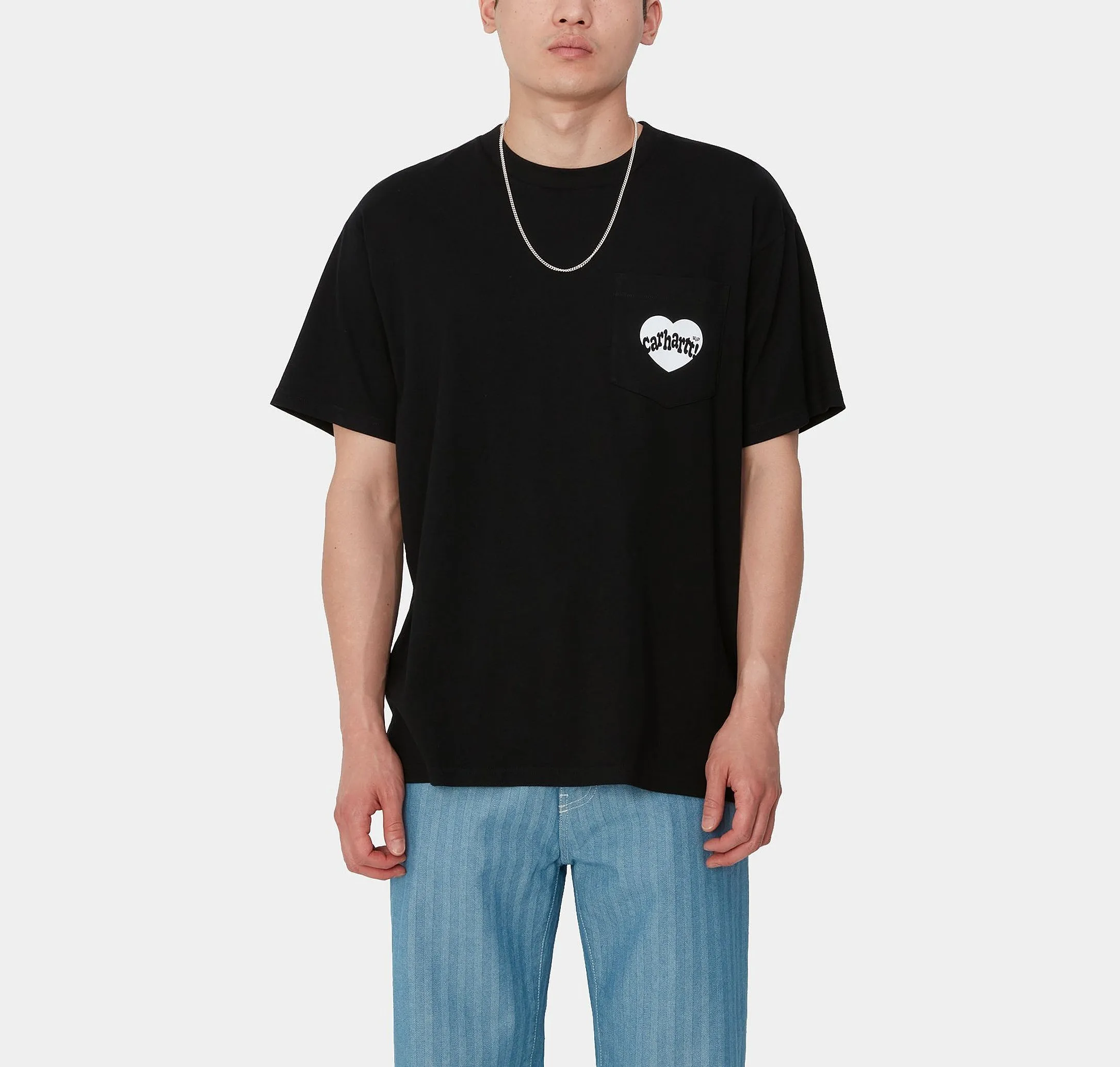 Carhartt  |Crew Neck Heart Street Style Cotton Short Sleeves Logo