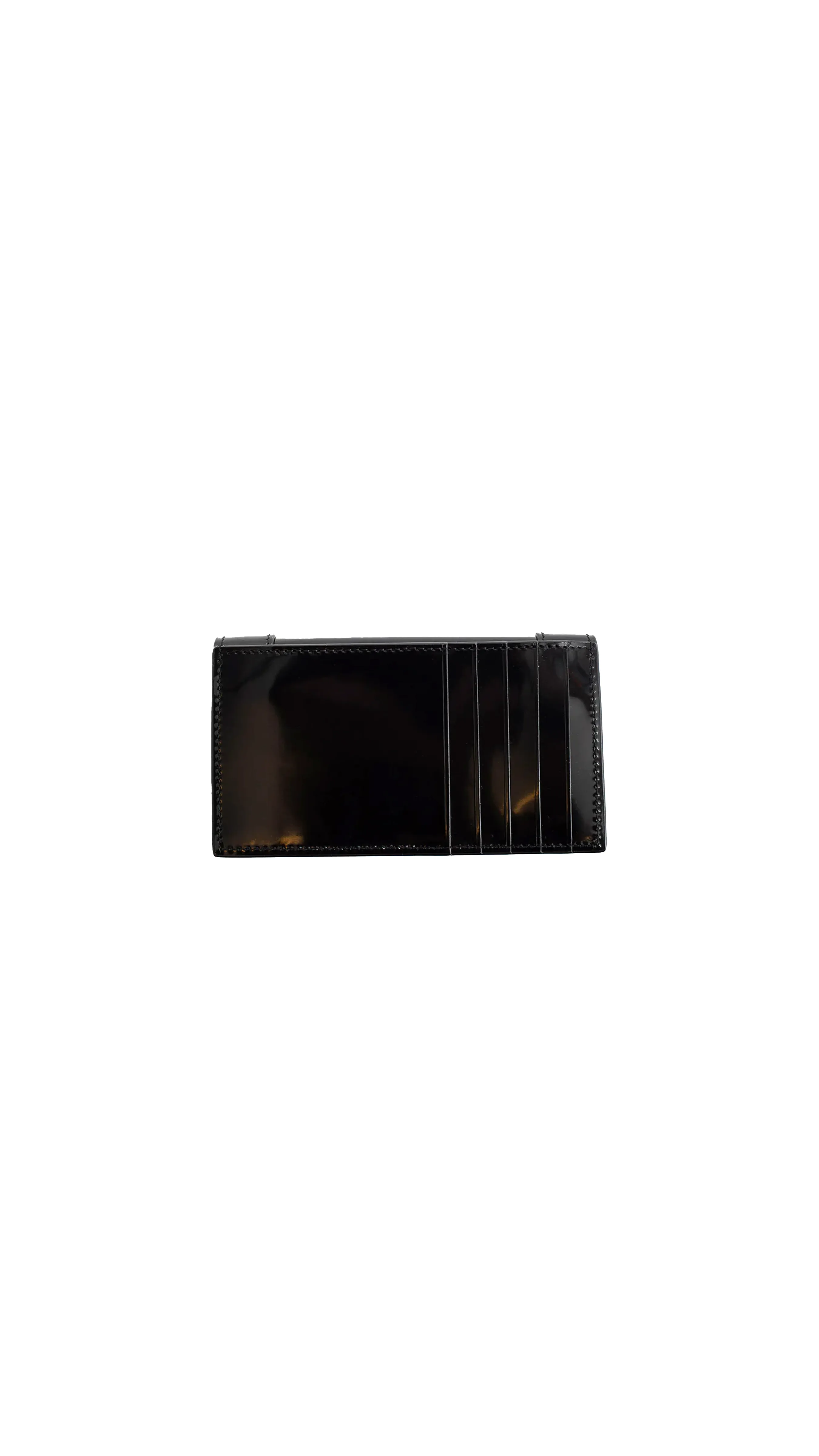 Cassandre Wallet In Patent Leather - Black