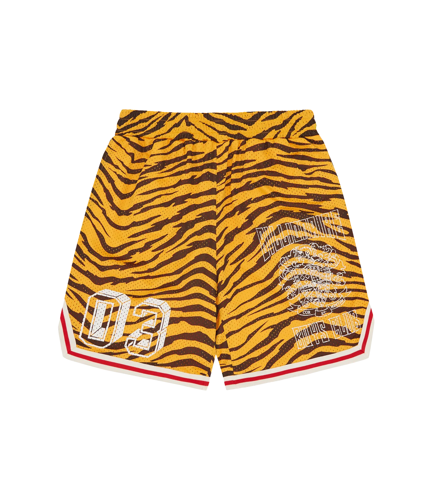 CREST BASKETBALL SHORT - ORANGE/BLACK