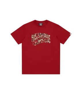 DUCK CAMO ARCH LOGO T-SHIRT - RED