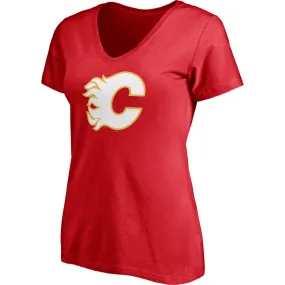 FANATICS CALGARY FLAMES PRIMARY LOGO WOMEN'S T SHIRT