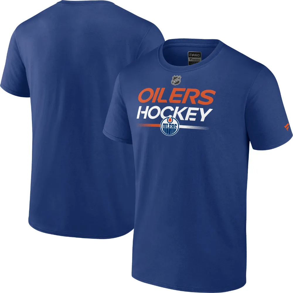 FANATICS EDMONTON OILERS AUTHENTIC PRO PRIME ADULT T SHIRT