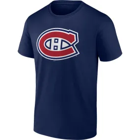 FANATICS MONTREAL CANADIENS PRIMARY LOGO NAVY T SHIRT