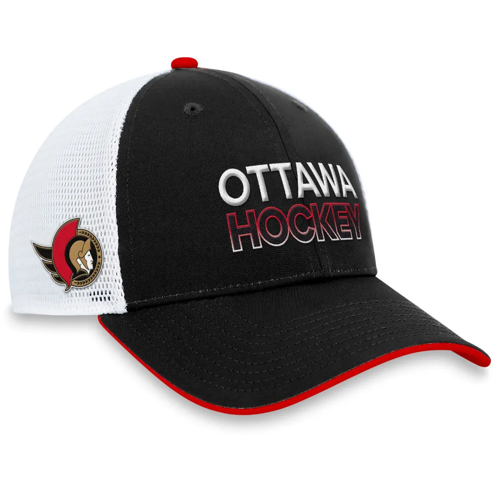 FANATICS OTTAWA SENATORS AUTHENTIC PRO RINK STRUCTURED TRUCKER HAT