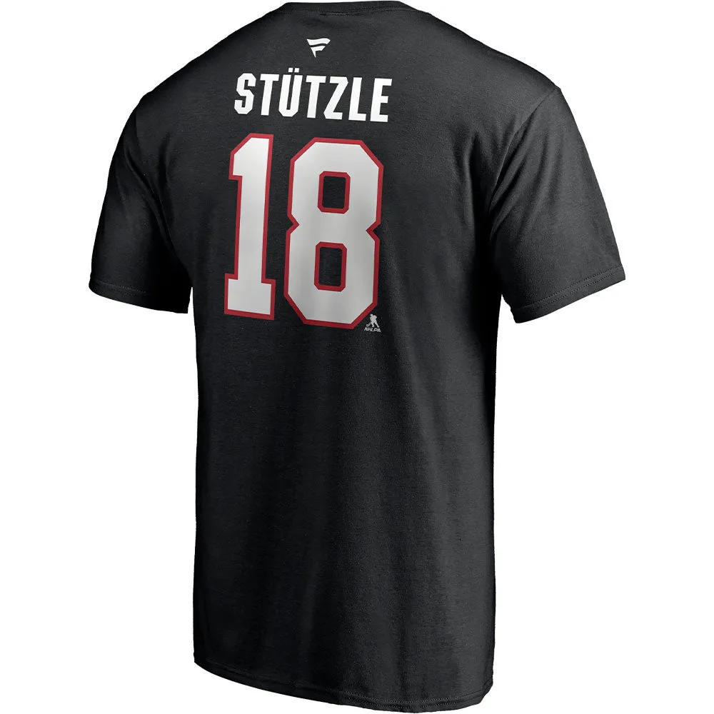 FANATICS OTTAWA SENATORS TIM STUTZLE NAME AND NUMBER T SHIRT