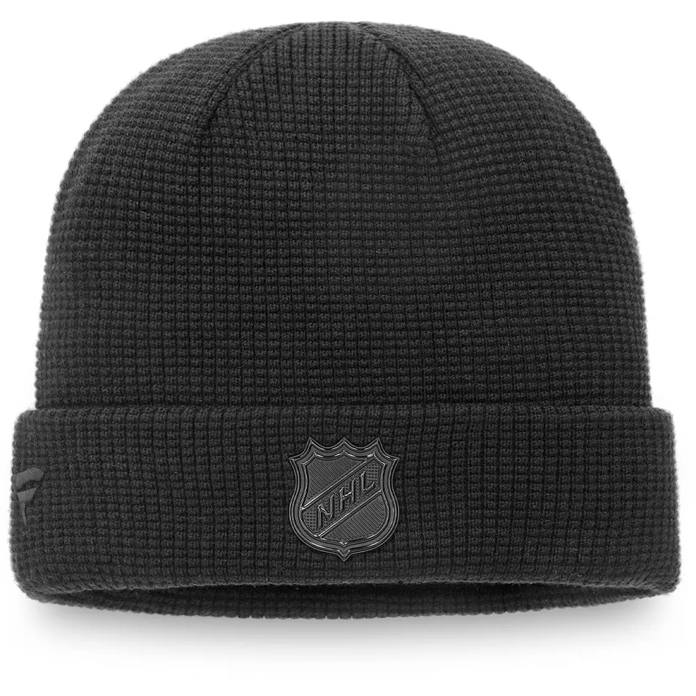 FANATICS SEATTLE KRAKEN BLACK ICE CUFF BEANIE TOQUE