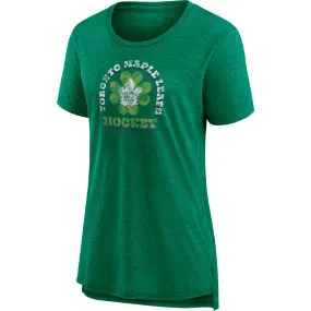 FANATICS TORONTO MAPLE LEAFS CELTIC ARC CREW WOMENS T SHIRT