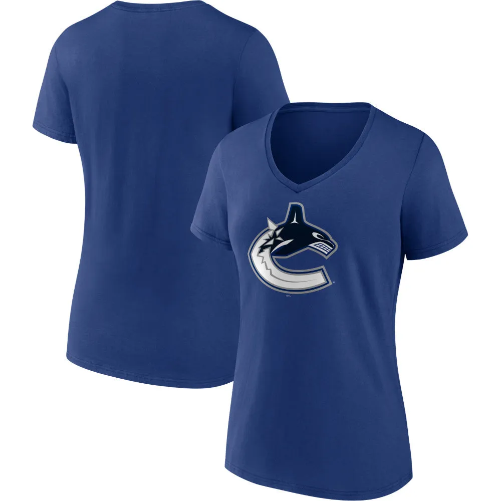 FANATICS VANCOUVER CANUCKS PRIMARY LOGO WOMEN'S T SHIRT