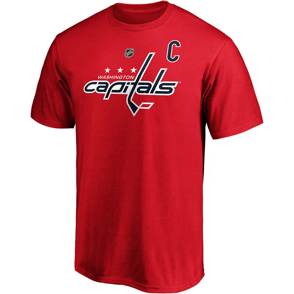 FANATICS WASHINGTON CAPITALS ALEXANDER OVECHKIN NAME AND NUMBER T SHIRT