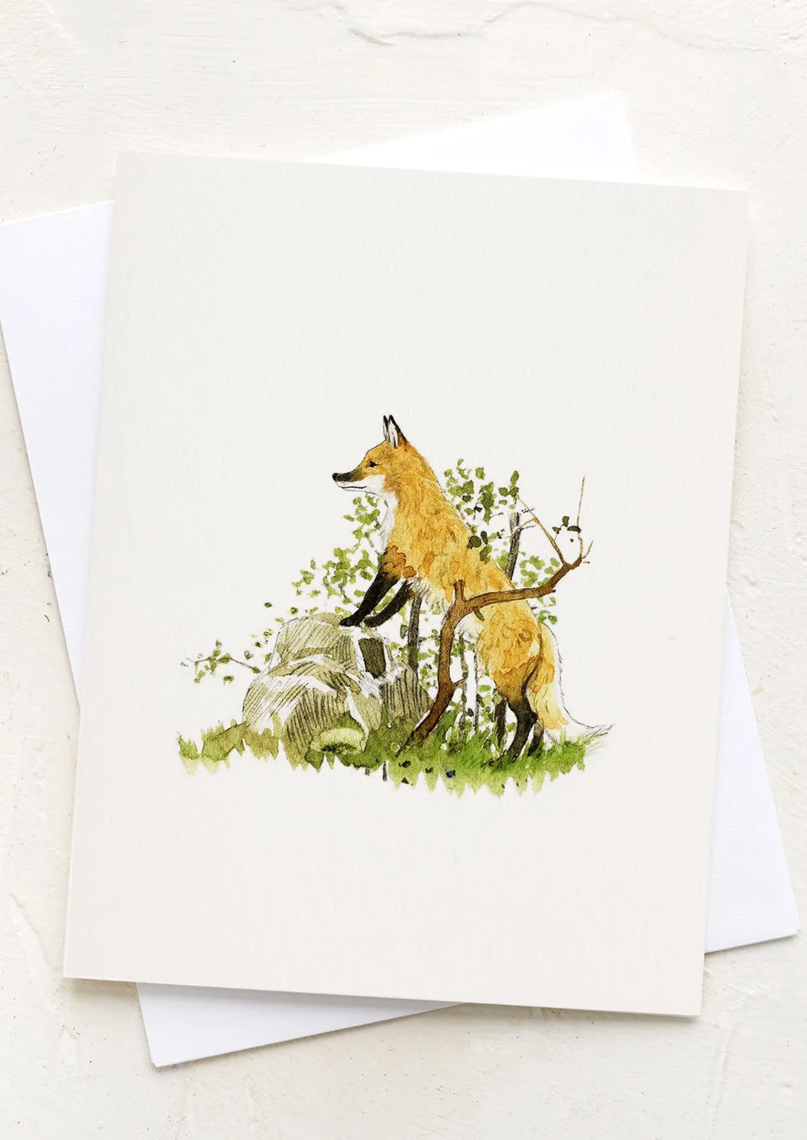 Forest Fox Blank Card