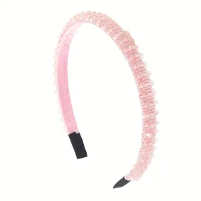 Grace Glamband in Light Pink