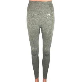 Gymshark Vital Seamless Gray Mid Rise Activewear Fitness Yoga Tight Leggings XS