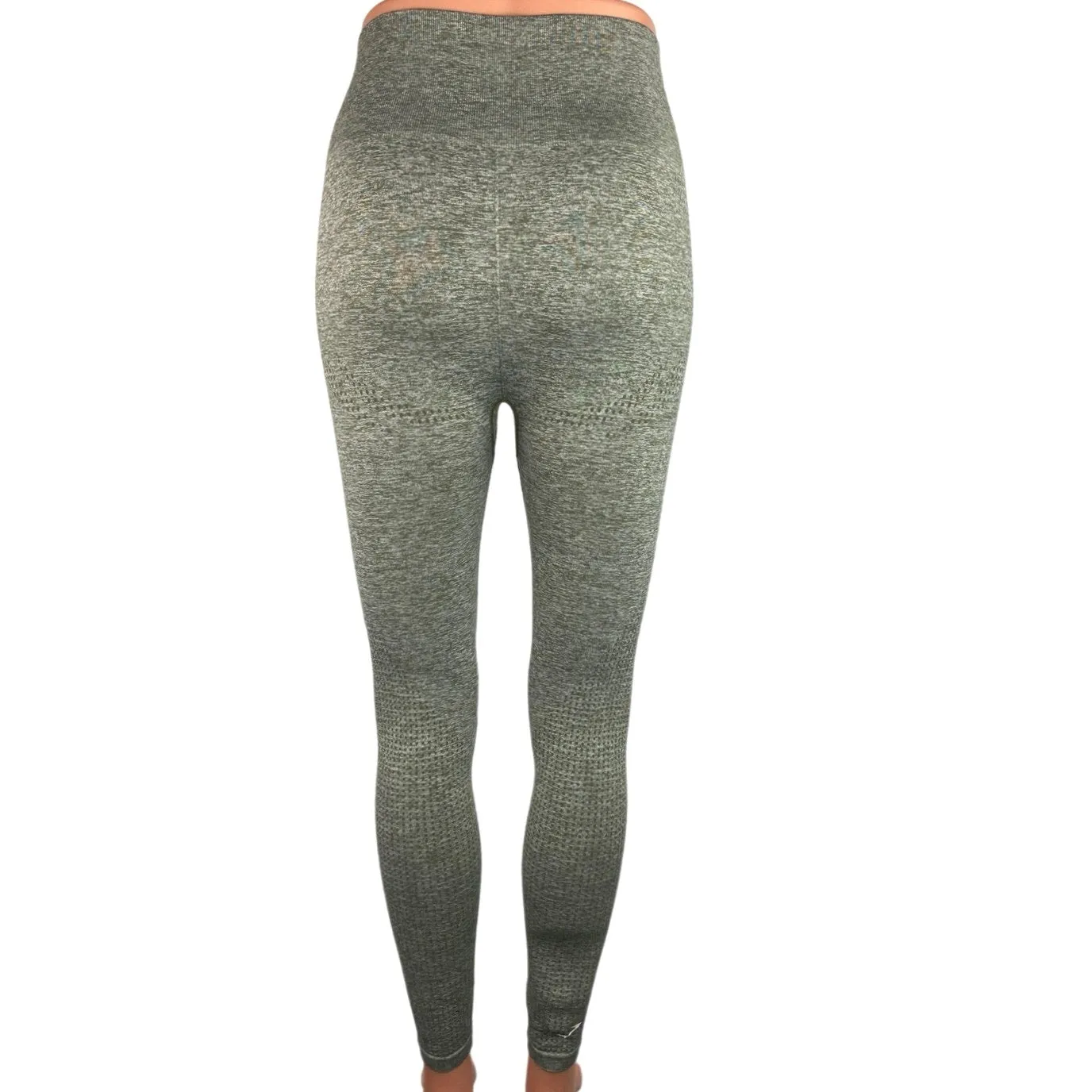 Gymshark Vital Seamless Gray Mid Rise Activewear Fitness Yoga Tight Leggings XS