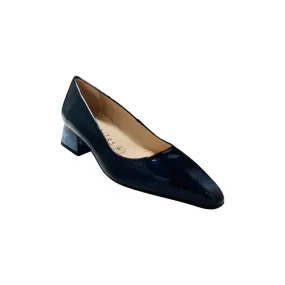 HI232529 Sahara Navy Patent Low Heel