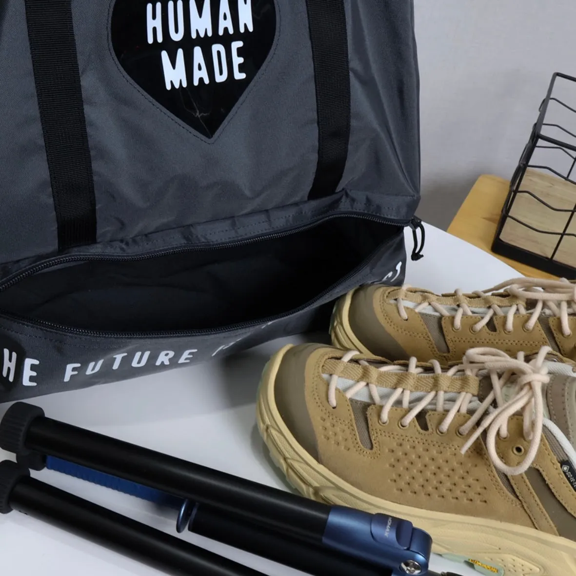 Human Made Boston Bag Black