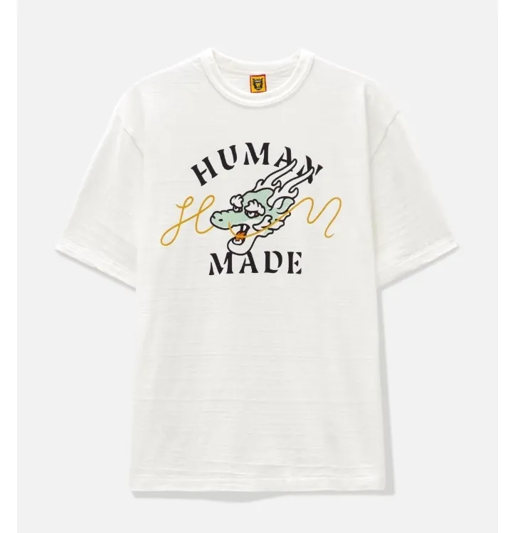 HUMAN MADE  |Crew Neck Heart Plain Cotton Short Sleeves Logo