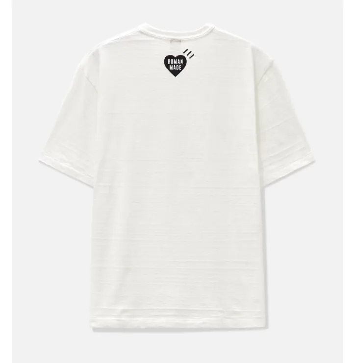 HUMAN MADE  |Crew Neck Heart Plain Cotton Short Sleeves Logo