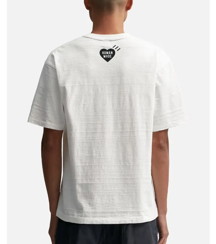 HUMAN MADE  |Crew Neck Heart Plain Cotton Short Sleeves Logo