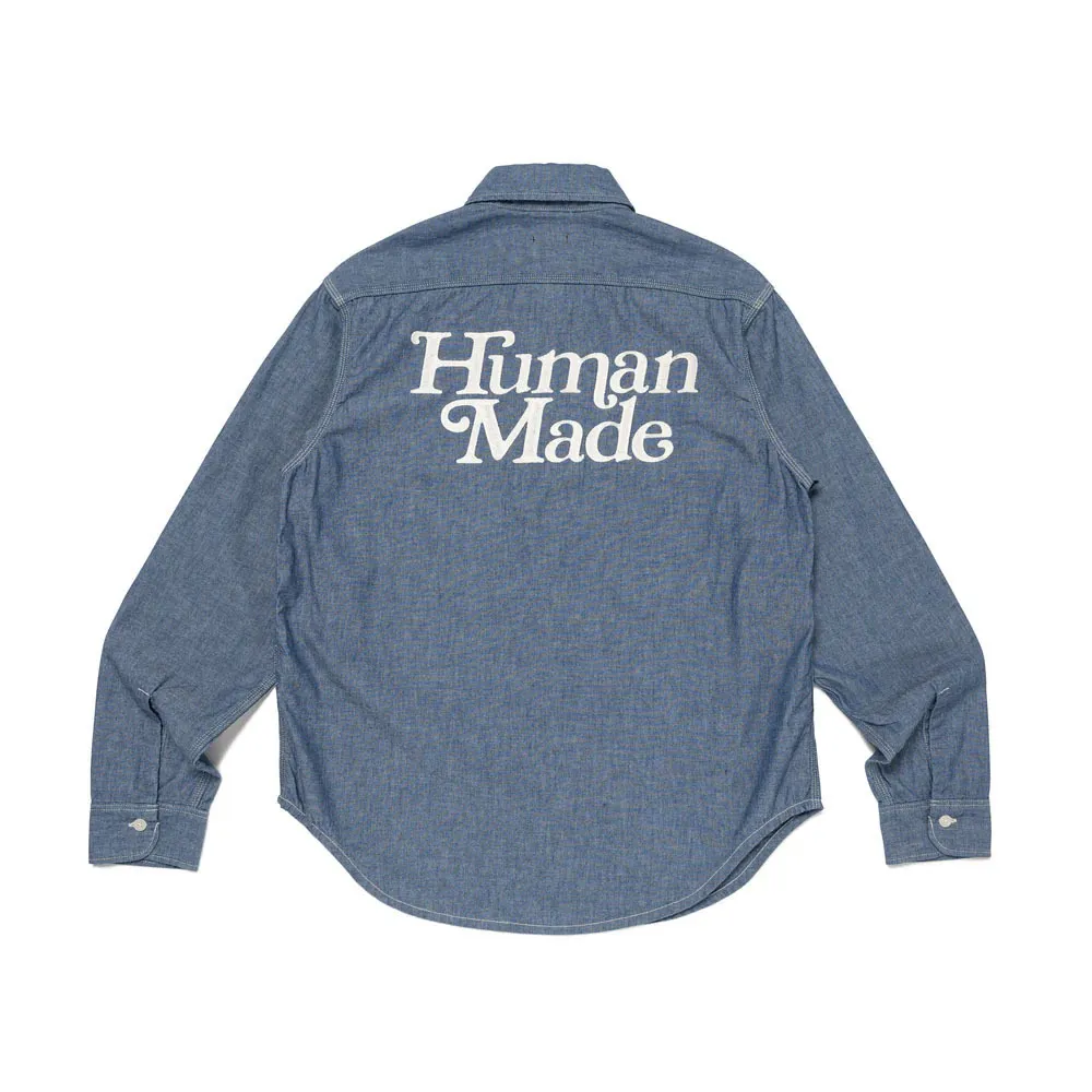 HUMAN MADE  |Unisex Street Style Collaboration Logo Shirts