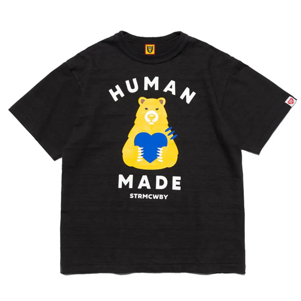 HUMAN MADE  |Unisex Street Style Collaboration Logo T-Shirts