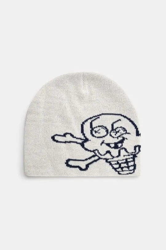 ICECREAM beanie Cones & Bones Beanie white color IC24355