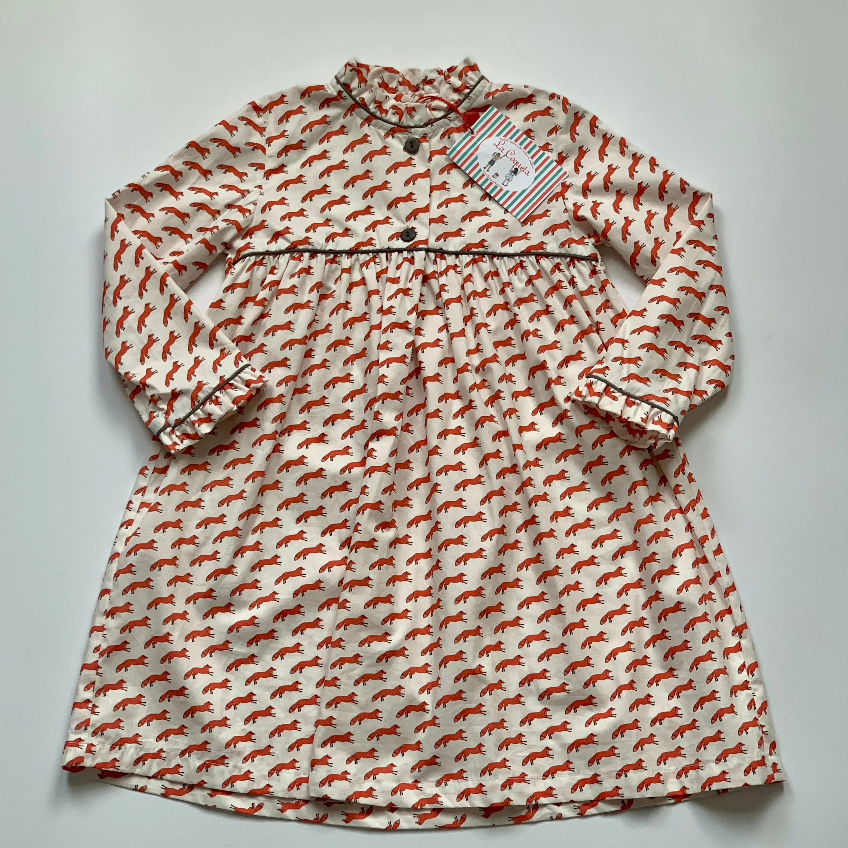 La Coqueta Fox Print Dress: 4 Years (Brand New)