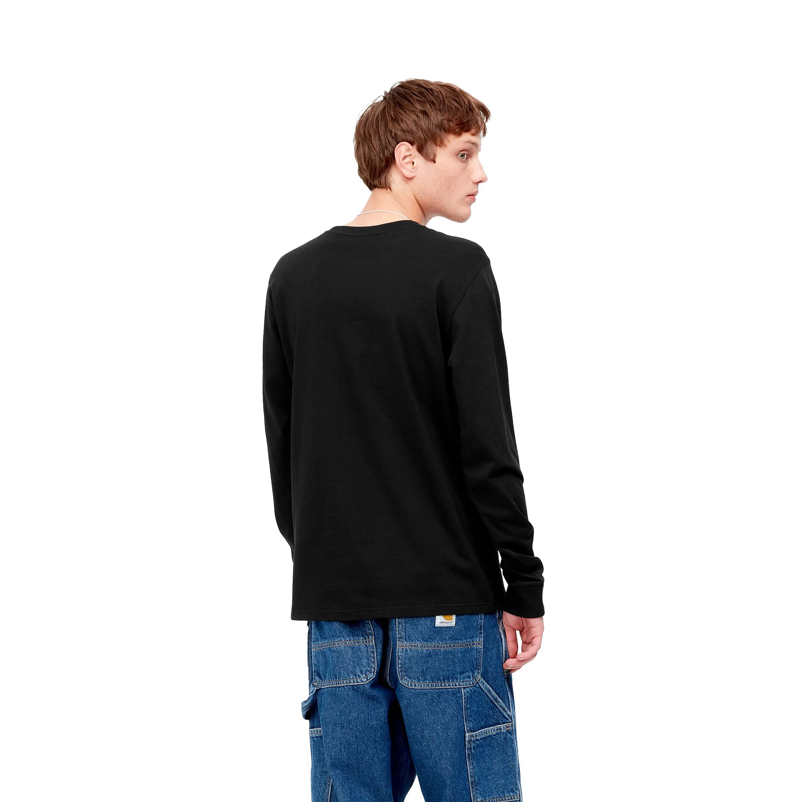 L/S POCKET T-SHIRT BLACK