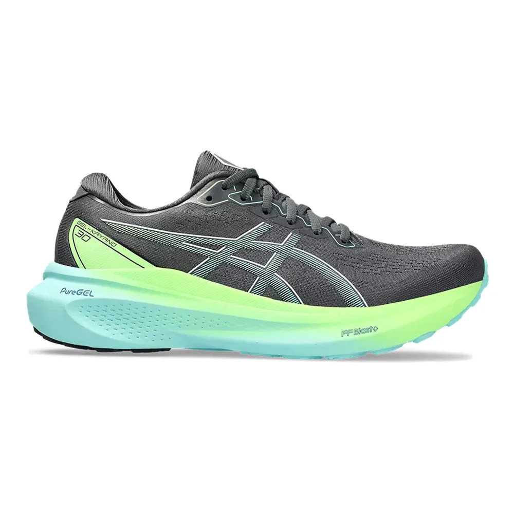 Men's Asics GEL-Kayano 30, Carrier Grey/Illuminate Mint, 10 D Medium