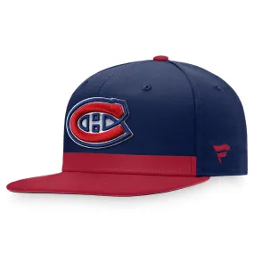 MONTREAL CANADIENS FANATICS MEN'S AUTHENTIC PRO LOCKER ROOM STRUCTURED SNAPBACK HAT