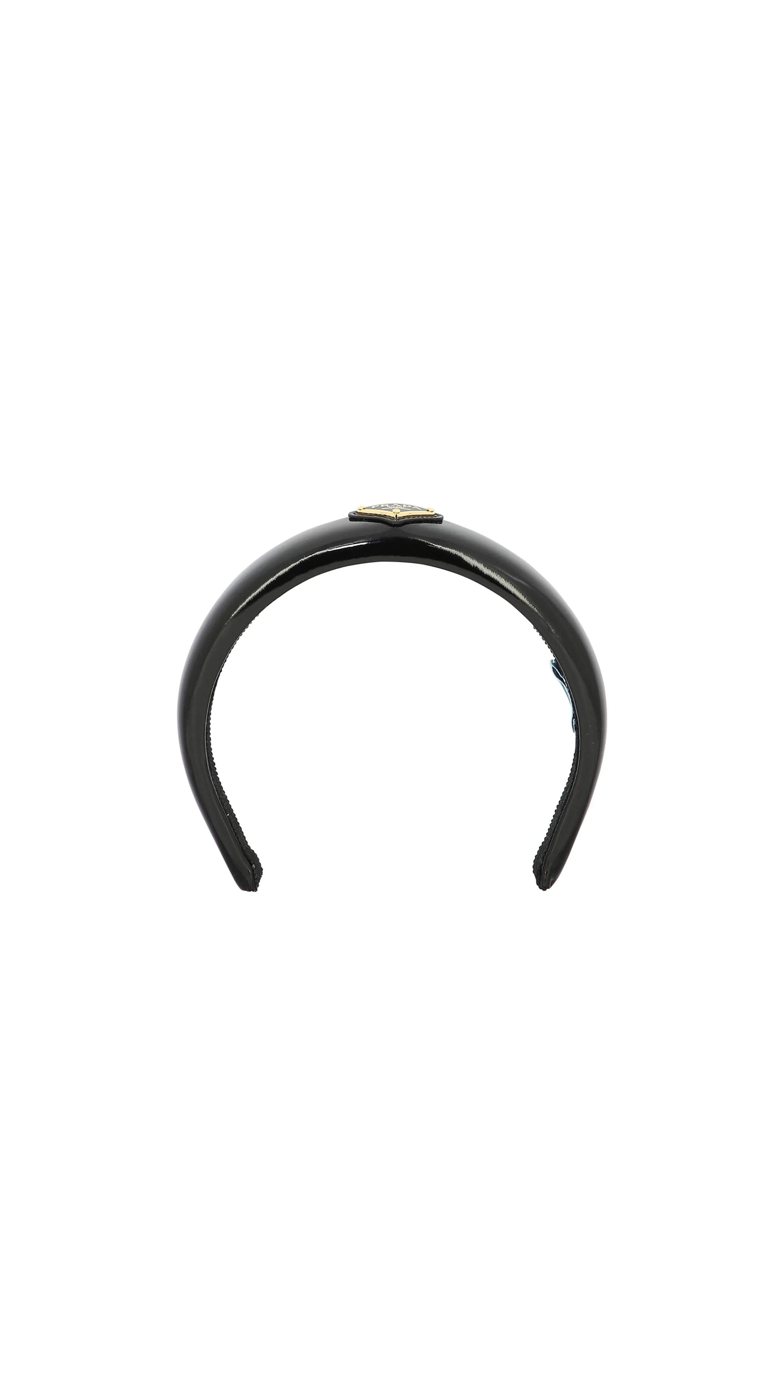 Patent Leather Hairband - Black