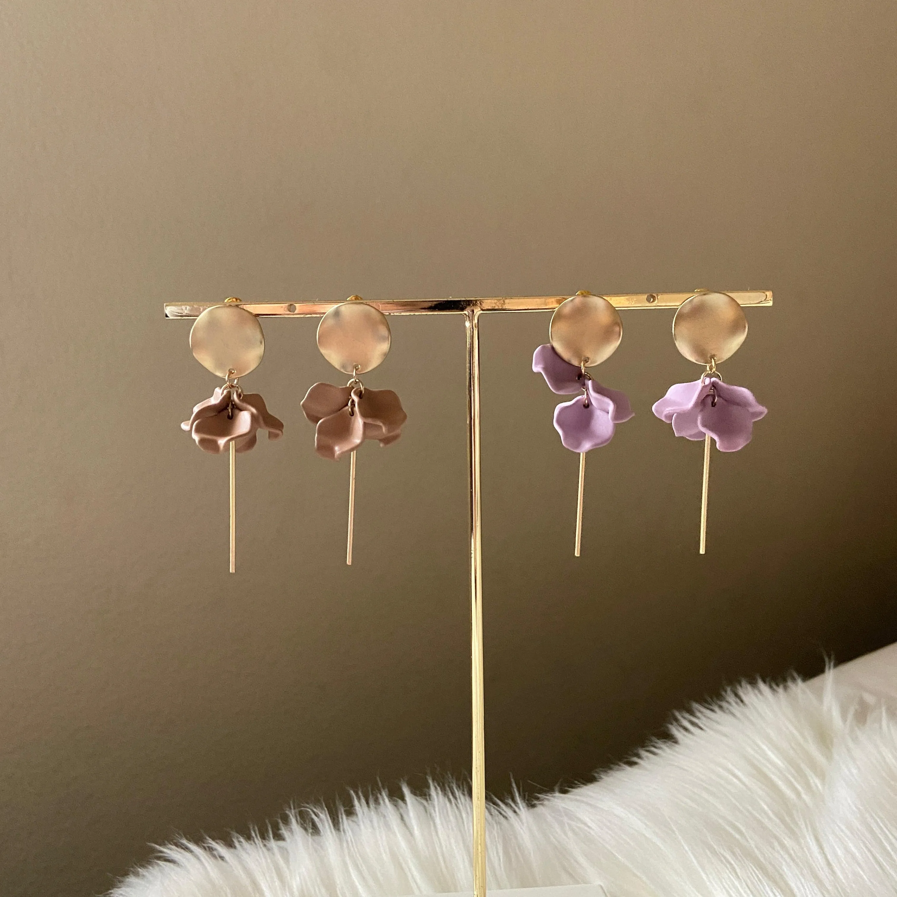 Petite Petal Drop Earrings - LAST CHANCE / FINAL SALE