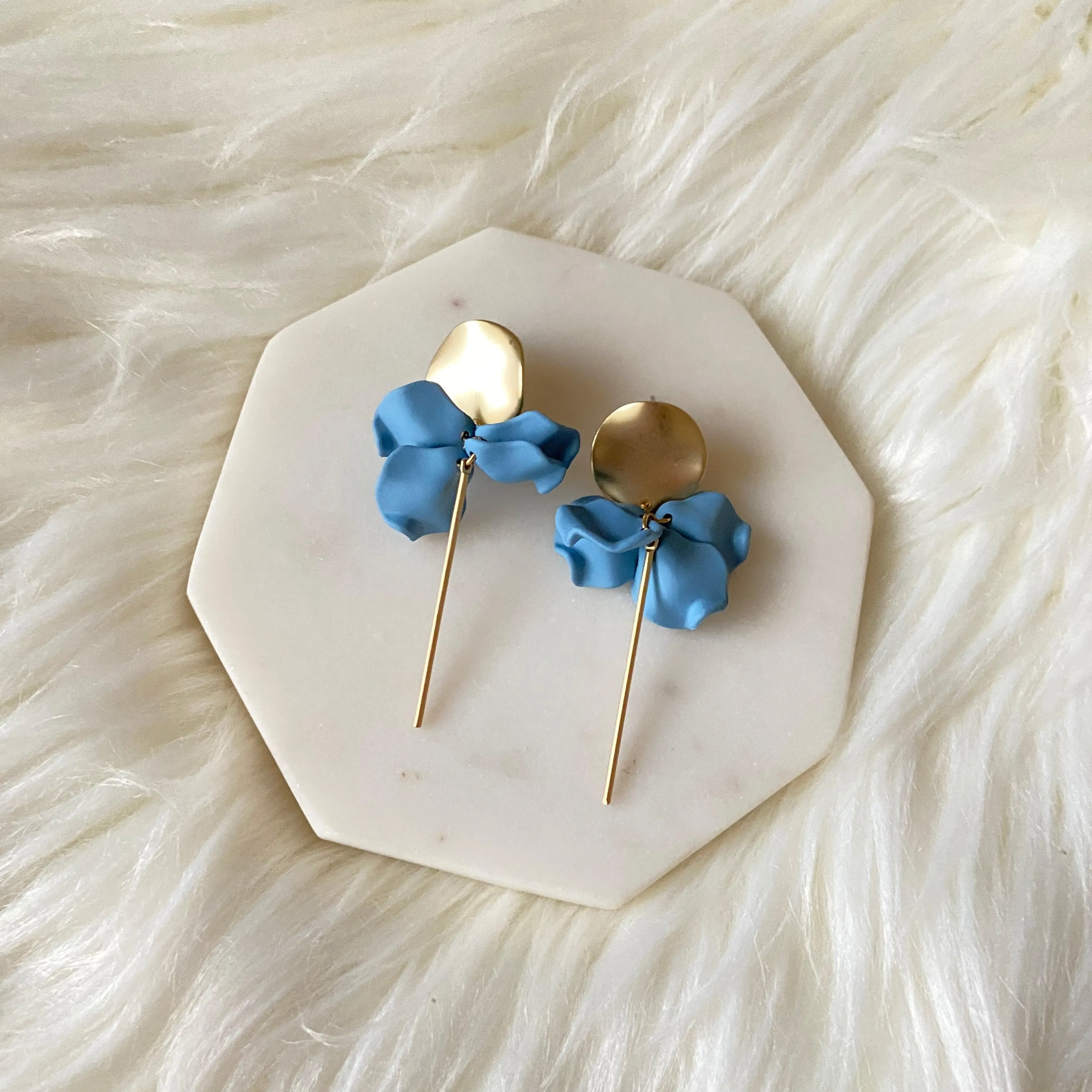 Petite Petal Drop Earrings - LAST CHANCE / FINAL SALE