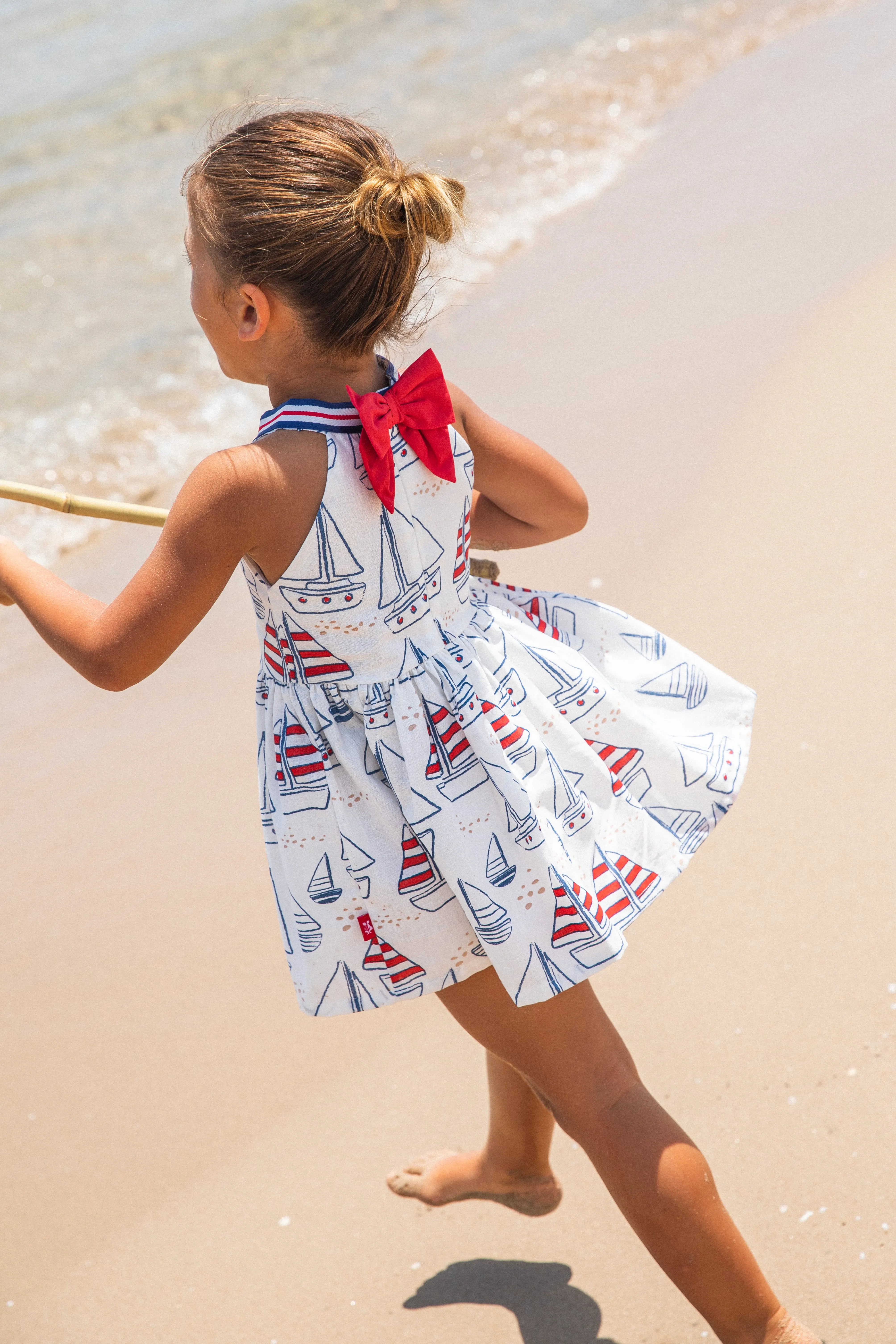 Regata WOVEN DRESS - NAVY BLUE