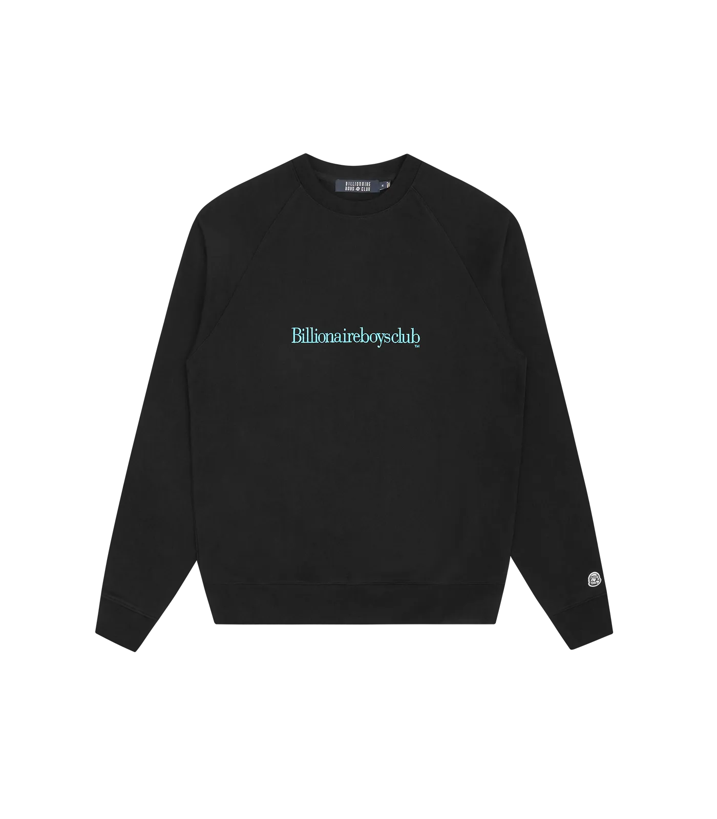 SERIF LOGO CREWNECK - BLACK