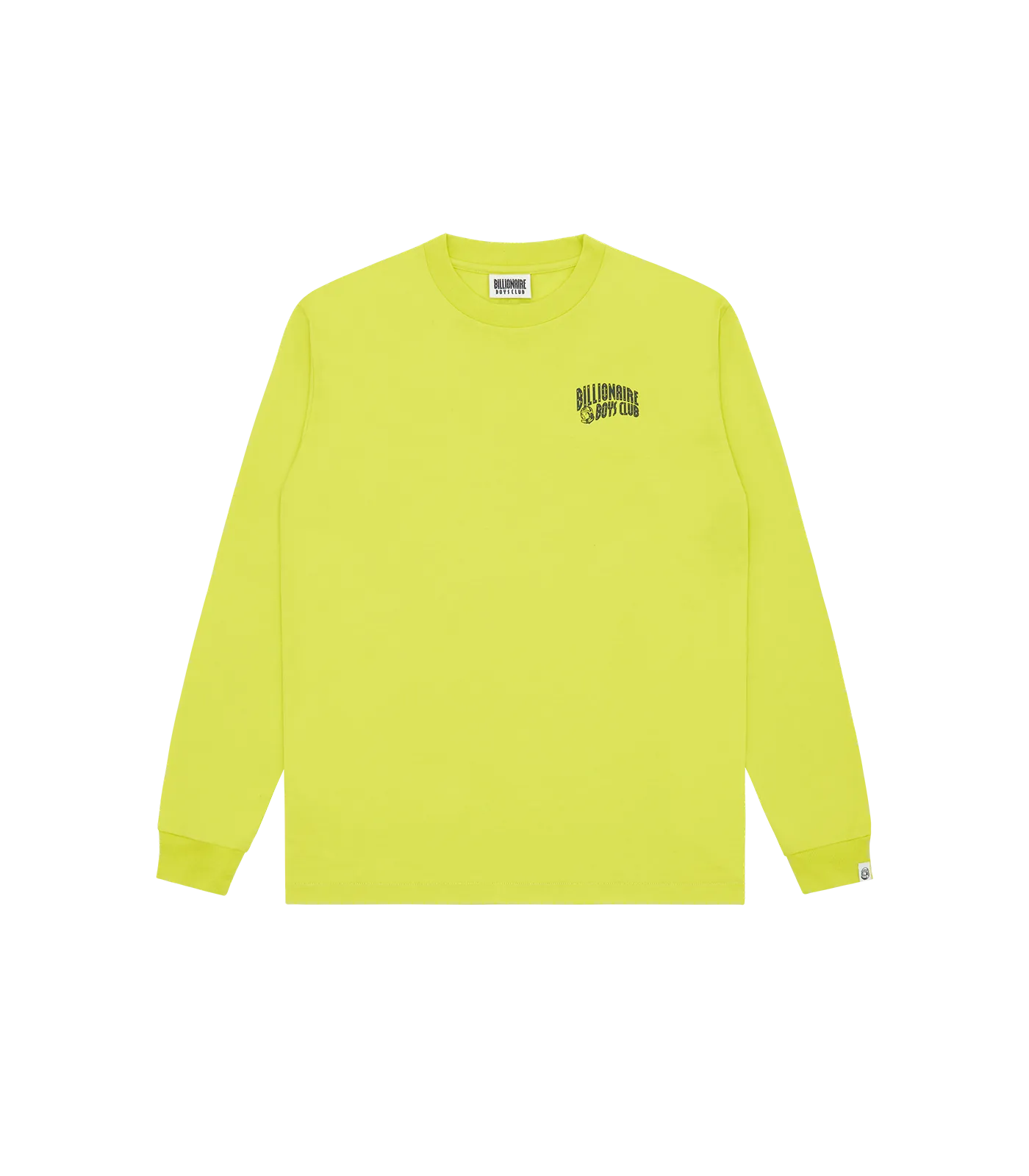 SMALL ARCH LOGO L/S T-SHIRT - ACID YELLOW