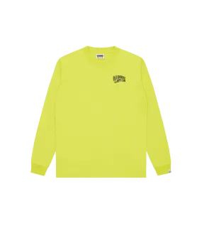 SMALL ARCH LOGO L/S T-SHIRT - ACID YELLOW