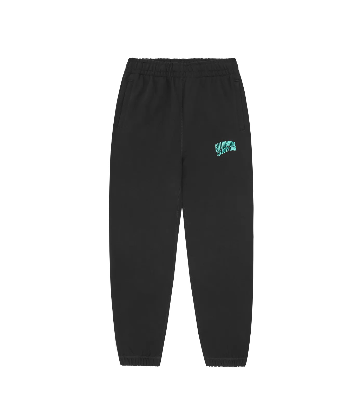 SMALL ARCH LOGO SWEATPANTS - BLACK/GREEN LOGO