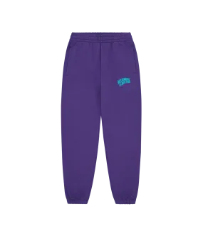 SMALL ARCH LOGO SWEATPANTS - GRAPE