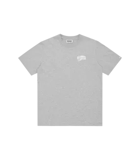 SMALL ARCH LOGO T-SHIRT - HEATHER GREY