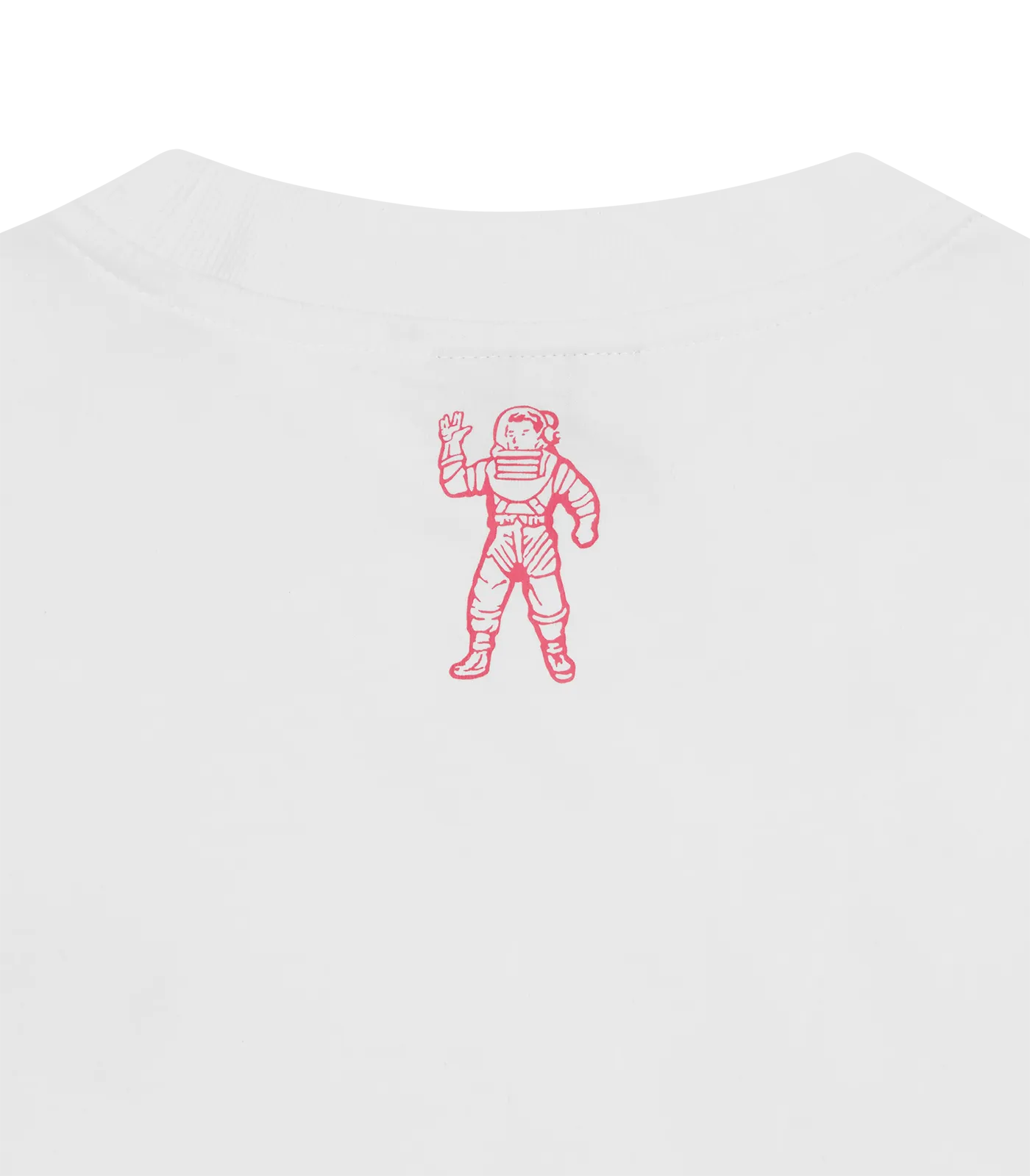 SMALL ARCH LOGO T-SHIRT - WHITE/PINK LOGO