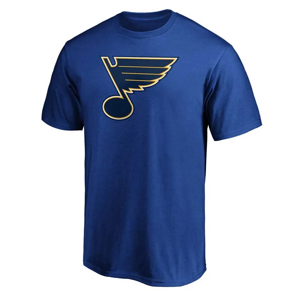 ST. LOUIS BLUES FANATICS ADULT PRIMARY LOGO SHIRT